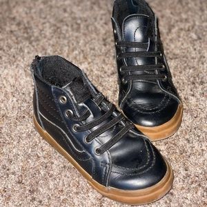 Toddler Boy Leather Vans